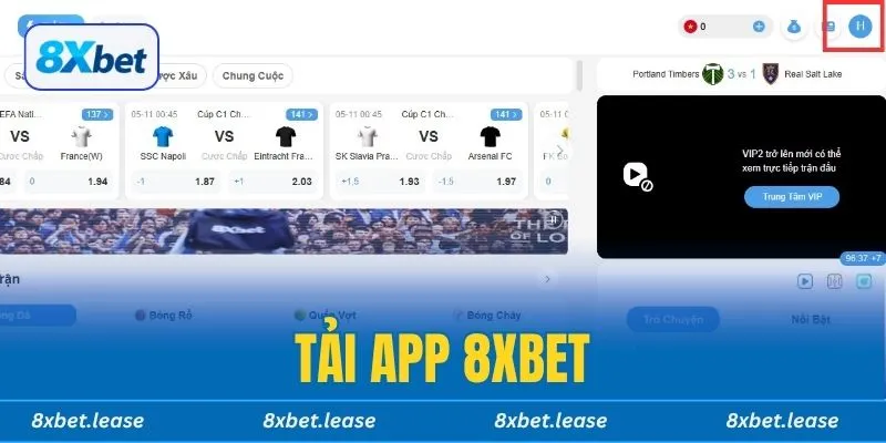 Tải app 8xbet để trải nghiệm cá cược di động nhanh chóng và tiện lợi